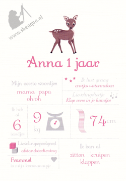 Mijlpalenposter